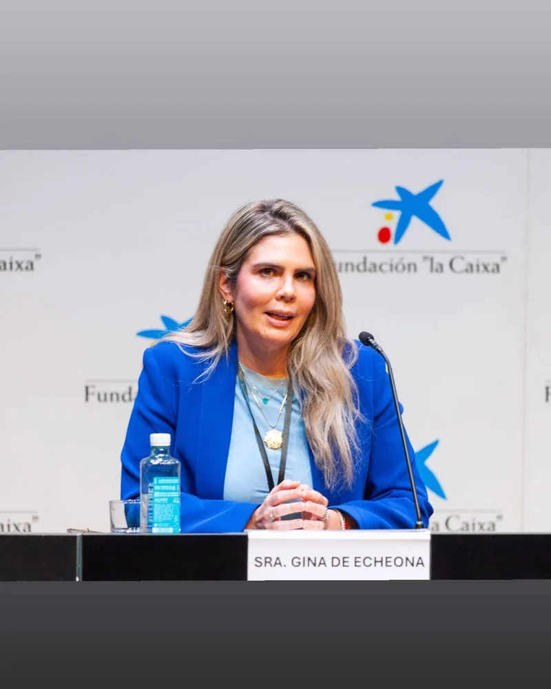 Gina De Echeona at Fundación la Caixa panel